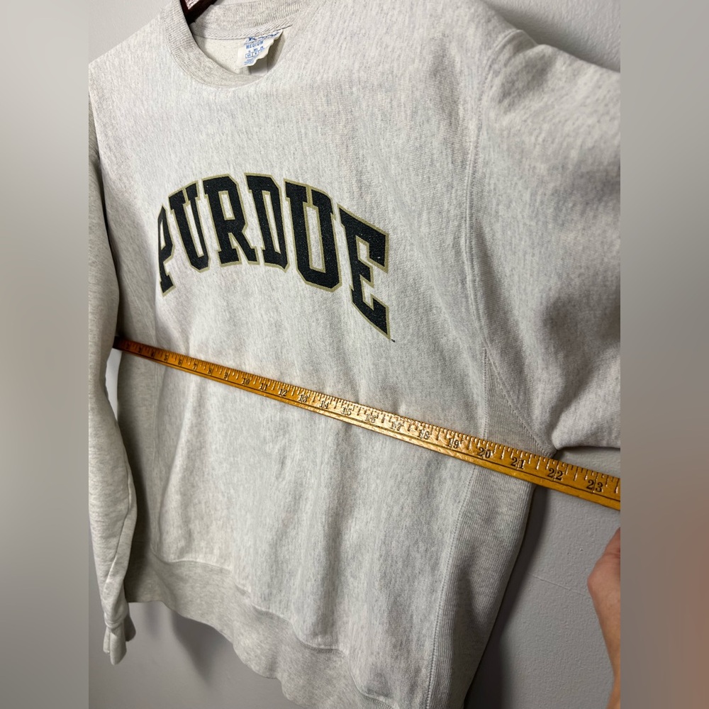 Vintage Champion Purdue Reverse Weave Sweatshirt – Size M - Picture 11 of 12